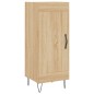 vidaXL Aparador de madera contrachapada roble Sonoma 34,5x34x180 cm vidaXL Aparador de madera contrachapada roble Sonoma 34,5x34x180 cm