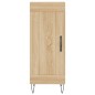 vidaXL Aparador de madera contrachapada roble Sonoma 34,5x34x180 cm vidaXL Aparador de madera contrachapada roble Sonoma 34,5x34x180 cm