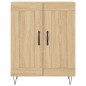 vidaXL Aparador alto madera contrachapada color roble 69,5x34x180 cm vidaXL Aparador alto madera contrachapada color roble 69,5x34x180 cm