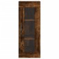 vidaXL Aparador de madera contrachapada roble ahumado 34,5x34x180 cm vidaXL Aparador de madera contrachapada roble ahumado 34,5x34x180 cm
