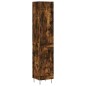 vidaXL Aparador de madera contrachapada roble ahumado 34,5x34x180 cm vidaXL Aparador de madera contrachapada roble ahumado 34,5x34x180 cm