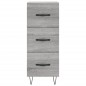 vidaXL Aparador alto madera contrachapada gris Sonoma 34,5x34x180 cm vidaXL Aparador alto madera contrachapada gris Sonoma 34,5x34x180 cm