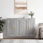 vidaXL Armarios de pared 2 uds madera de ingeniería gris Sonoma vidaXL Armarios de pared 2 uds madera de ingeniería gris Sonoma