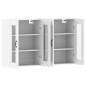 vidaXL Armarios de pared 2 uds madera de ingeniería blanco vidaXL Armarios de pared 2 uds madera de ingeniería blanco