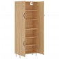 vidaXL Aparador alto madera contrachapada color roble 69,5x34x180 cm vidaXL Aparador alto madera contrachapada color roble 69,5x34x180 cm