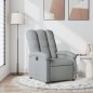 vidaXL Sillón reclinable de tela gris claro vidaXL Sillón reclinable de tela gris claro