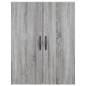 vidaXL Aparador alto madera contrachapada gris sonoma 69,5x34x180 cm vidaXL Aparador alto madera contrachapada gris sonoma 69,5x34x180 cm