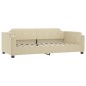 vidaXL Sofá cama con colchón tela crema 90x200 cm vidaXL Sofá cama con colchón tela crema 90x200 cm