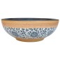 vidaXL Lavabo sobre encimera redondo cerámica multicolor Φ41x14 cm vidaXL Lavabo sobre encimera redondo cerámica multicolor Φ41x14 cm