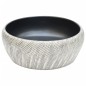 vidaXL Lavabo sobre encimera redondo cerámica negro y gris Φ41x14 cm vidaXL Lavabo sobre encimera redondo cerámica negro y gris Φ41x14 cm