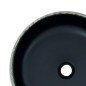 vidaXL Lavabo sobre encimera redondo cerámica negro y gris Φ41x14 cm vidaXL Lavabo sobre encimera redondo cerámica negro y gris Φ41x14 cm