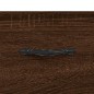vidaXL Aparador alto madera contrachapada marrón roble 69,5x34x180 cm