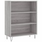 vidaXL Aparador alto madera contrachapada gris sonoma 69,5x34x180 cm vidaXL Aparador alto madera contrachapada gris sonoma 69,5x34x180 cm