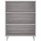 vidaXL Aparador alto madera contrachapada gris sonoma 69,5x34x180 cm vidaXL Aparador alto madera contrachapada gris sonoma 69,5x34x180 cm