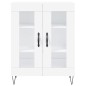 vidaXL Aparador alto madera contrachapada blanco 69,5x34x180 cm vidaXL Aparador alto madera contrachapada blanco 69,5x34x180 cm
