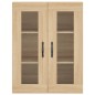 vidaXL Aparador alto madera contrachapada color roble 69,5x34x180 cm vidaXL Aparador alto madera contrachapada color roble 69,5x34x180 cm