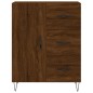 vidaXL Aparador alto madera contrachapada marrón roble 69,5x34x180 cm vidaXL Aparador alto madera contrachapada marrón roble 69,5x34x180 cm