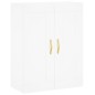 vidaXL Aparador alto madera contrachapada blanco 69,5x34x180 cm vidaXL Aparador alto madera contrachapada blanco 69,5x34x180 cm