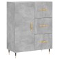 vidaXL Aparador alto madera contrachapada gris hormigón 69,5x34x180 cm vidaXL Aparador alto madera contrachapada gris hormigón 69,5x34x180 cm