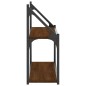 vidaXL Estantería de pared madera ingeniería marrón roble 80x21x51 cm vidaXL Estantería de pared madera ingeniería marrón roble 80x21x51 cm