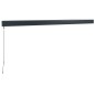 vidaXL Toldo retráctil aluminio y tela naranja y marrón 4x3 m vidaXL Toldo retráctil aluminio y tela naranja y marrón 4x3 m