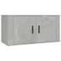 vidaXL Mueble para TV de pared gris hormigón 80x34,5x40 cm vidaXL Mueble para TV de pared gris hormigón 80x34,5x40 cm