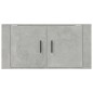 vidaXL Mueble para TV de pared gris hormigón 80x34,5x40 cm vidaXL Mueble para TV de pared gris hormigón 80x34,5x40 cm