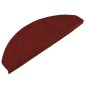 vidaXL Alfombrilla autoadhesiva de escalera 15 uds roja 65x22,5x3,5 cm vidaXL Alfombrilla autoadhesiva de escalera 15 uds roja 65x22,5x3,5 cm