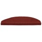 vidaXL Alfombrilla autoadhesiva de escalera 15 uds roja 65x22,5x3,5 cm vidaXL Alfombrilla autoadhesiva de escalera 15 uds roja 65x22,5x3,5 cm