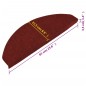 vidaXL Alfombrilla autoadhesiva de escalera 15 uds roja 65x22,5x3,5 cm vidaXL Alfombrilla autoadhesiva de escalera 15 uds roja 65x22,5x3,5 cm
