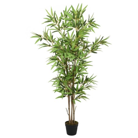 vidaXL Árbol de bambú artificial con 368 hojas verde 80 cm