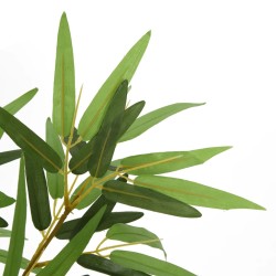 vidaXL Árbol de bambú artificial con 368 hojas verde 80 cm