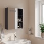vidaXL Mueble de baño con espejo y luz LED gris 45x13x52 cm vidaXL Mueble de baño con espejo y luz LED gris 45x13x52 cm
