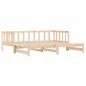 vidaXL Sofá cama nido madera maciza de pino 80x200 cm vidaXL Sofá cama nido madera maciza de pino 80x200 cm