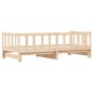 vidaXL Sofá cama nido madera maciza de pino 80x200 cm vidaXL Sofá cama nido madera maciza de pino 80x200 cm