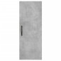 vidaXL Aparador de madera contrachapada gris hormigón 34,5x34x180 cm vidaXL Aparador de madera contrachapada gris hormigón 34,5x34x180 cm