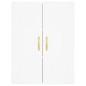 vidaXL Aparador alto madera contrachapada blanco 69,5x34x180 cm vidaXL Aparador alto madera contrachapada blanco 69,5x34x180 cm