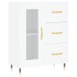 vidaXL Aparador alto madera contrachapada blanco 69,5x34x180 cm vidaXL Aparador alto madera contrachapada blanco 69,5x34x180 cm