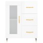 vidaXL Aparador alto madera contrachapada blanco brillo 69,5x34x180 cm vidaXL Aparador alto madera contrachapada blanco brillo 69,5x34x180 cm