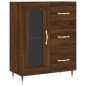 vidaXL Aparador alto madera contrachapada marrón roble 69,5x34x180 cm vidaXL Aparador alto madera contrachapada marrón roble 69,5x34x180 cm