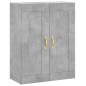 vidaXL Aparador alto madera contrachapada gris hormigón 69,5x34x180 cm vidaXL Aparador alto madera contrachapada gris hormigón 69,5x34x180 cm