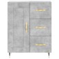 vidaXL Aparador alto madera contrachapada gris hormigón 69,5x34x180 cm vidaXL Aparador alto madera contrachapada gris hormigón 69,5x34x180 cm