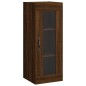 vidaXL Aparador alto madera contrachapada roble marrón 34,5x34x180 cm vidaXL Aparador alto madera contrachapada roble marrón 34,5x34x180 cm