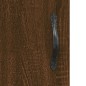 vidaXL Aparador alto madera contrachapada roble marrón 34,5x34x180 cm vidaXL Aparador alto madera contrachapada roble marrón 34,5x34x180 cm