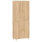 vidaXL Aparador alto madera contrachapada color roble 69,5x34x180 cm vidaXL Aparador alto madera contrachapada color roble 69,5x34x180 cm