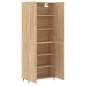 vidaXL Aparador alto madera contrachapada color roble 69,5x34x180 cm vidaXL Aparador alto madera contrachapada color roble 69,5x34x180 cm