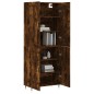 vidaXL Aparador alto madera contrachapada roble ahumado 69,5x34x180 cm vidaXL Aparador alto madera contrachapada roble ahumado 69,5x34x180 cm