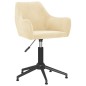 vidaXL Sillas de comedor giratorias 2 uds terciopelo crema vidaXL Sillas de comedor giratorias 2 uds terciopelo crema