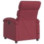 vidaXL Sillón de masaje reclinable de tela color vino tinto vidaXL Sillón de masaje reclinable de tela color vino tinto