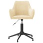 vidaXL Sillas de comedor giratorias 2 uds terciopelo crema vidaXL Sillas de comedor giratorias 2 uds terciopelo crema